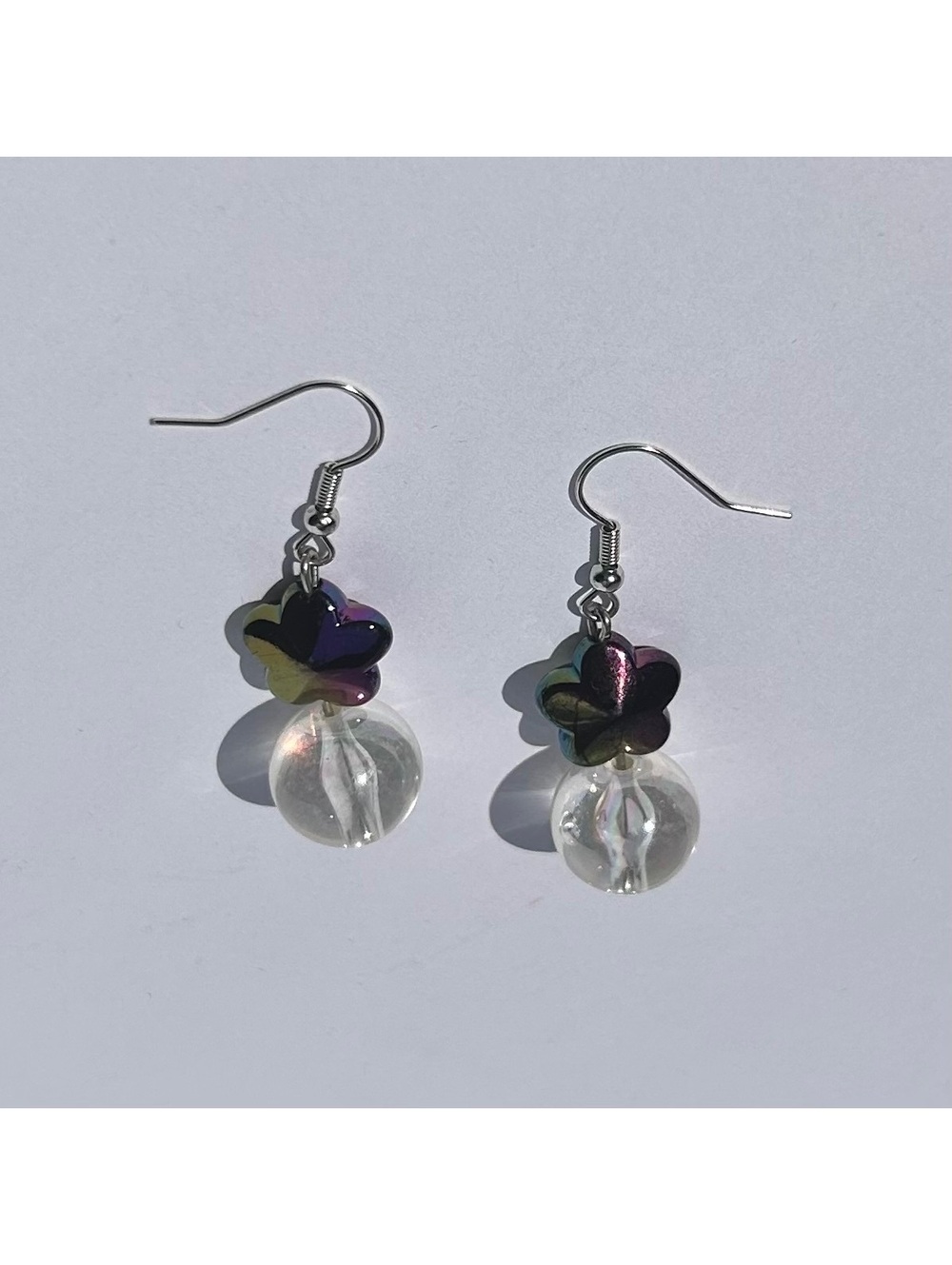 Polly PocketCore Y2K - Dangle Flower Power Pierced Earrings- Excellent Condition